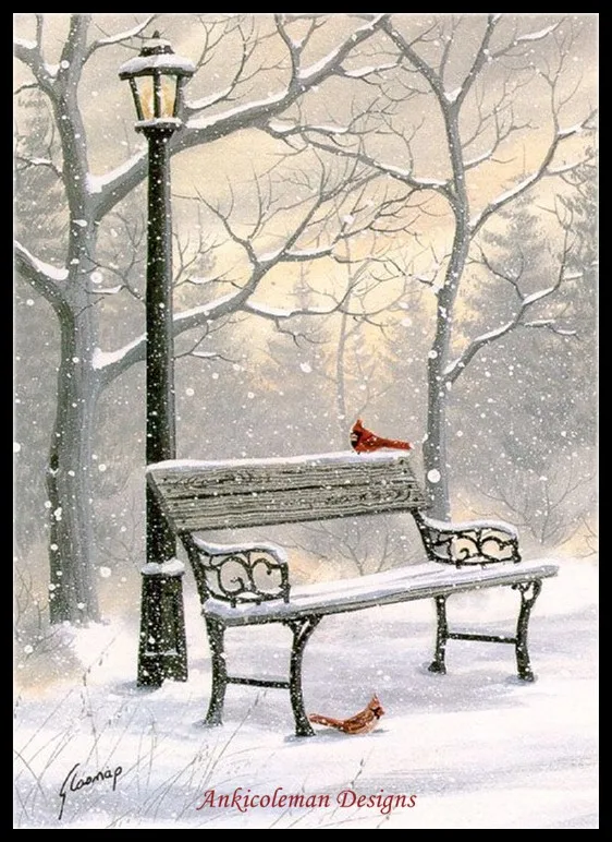 

Counted Cross Stitch Kits Needlework Embrodery - Crafts 14 ct Aida DMC Color DIY Arts Handmade Home Decor - Northern Cardinal
