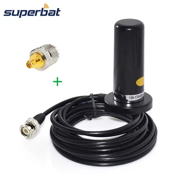 

Superbat Dual Band VHF UHF Ham Radio Antenna Magnetic Base 144-430MHz Omni-Directional