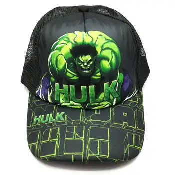 

Hulk Batman Ironman Peaked cap classical cartoon summer style character pattern Superheros men's Hip hop hats Toys For Children