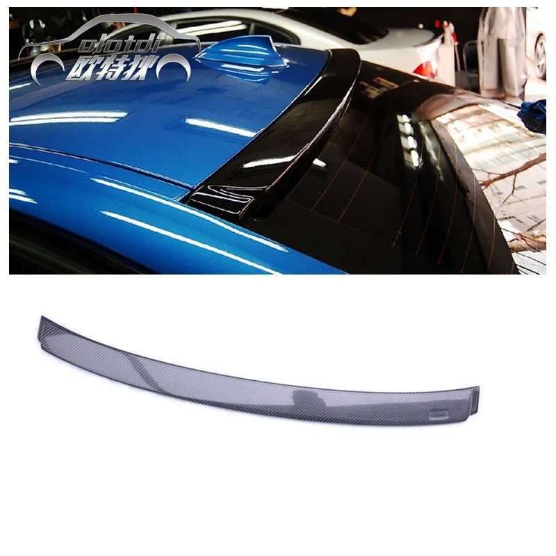 Top quality F30 AC style carbon fiber roof spoiler wing car trunk lip auto boot wing spoiler for