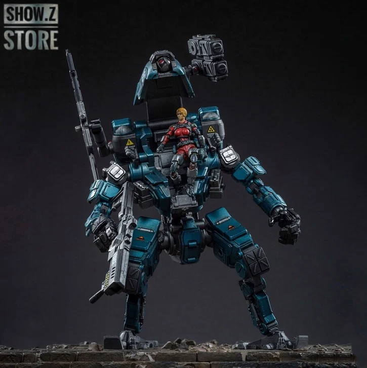 

[Show.Z Store] JoyToy Source Acid Rain 1/25 God of War 86 Medium-Sized Mecha Figure Set Blue Version Action Figure