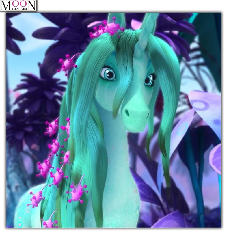 

5D DIY Diamond Embroidery Beautiful Unicorn Diy Diamond Painting Cross Stitch Full Square Diamond Mosaic Decoration Cartoon Gift