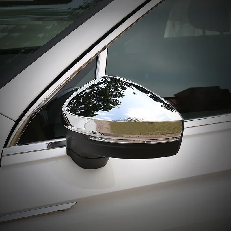 

Wing Mirror exterior durable automobile decorative bright sequins car styling accessories protecter 17 FOR Volkswagen Tiguan L