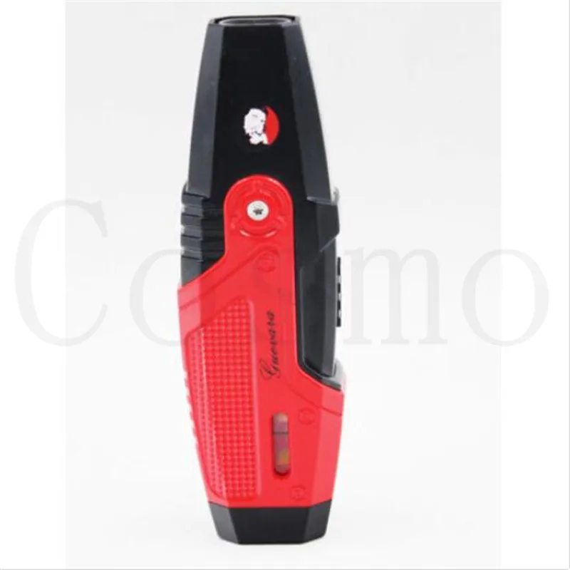 

Guevara Novelty 2 COLOR Creative Windproof Cigar Lighter Kitchen Cooking 2 Torch lighter Portable for Best Gift