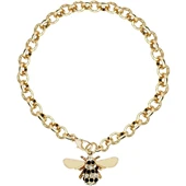 Cute-Honey-Bee-Bracelets-Bangles-CZ-Crystal-Gold-Color-Chain-Link-Animal-Bracelet-Femme-For-Women