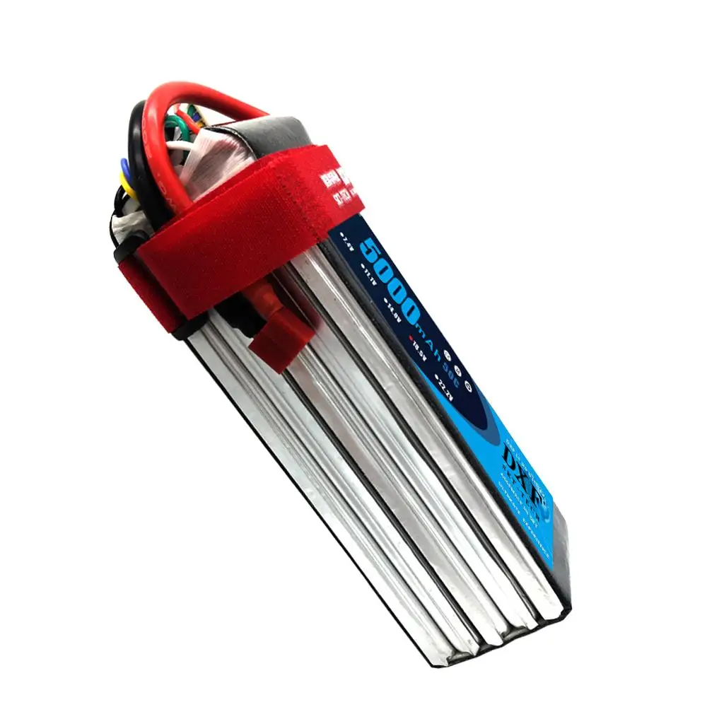 DXF RC батарея 18 5 V 5000mAh 50C max 100C 5S LiPo для вертолета квадрокоптера самолета дрона rc