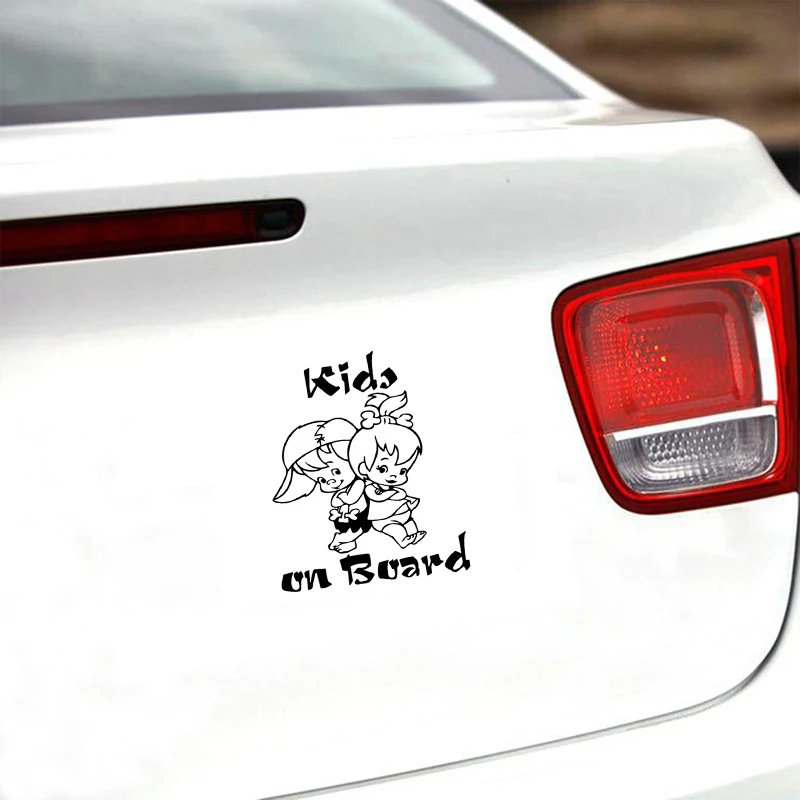 Adesivi per auto 3D Bambini A Bordo 12.7*19 centimetri Adesivi e Decalcomanie Styling Auto Divertente Adesivo Sulla Finestra di Auto decorazione Della Decalcomania Del Vinile - immagine 4