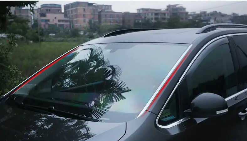 Для Volkswagen Sharan 2012- отделка переднего лобового стекла импорт Sharan специальные модификации отделки окон, автомобиль-Stylin