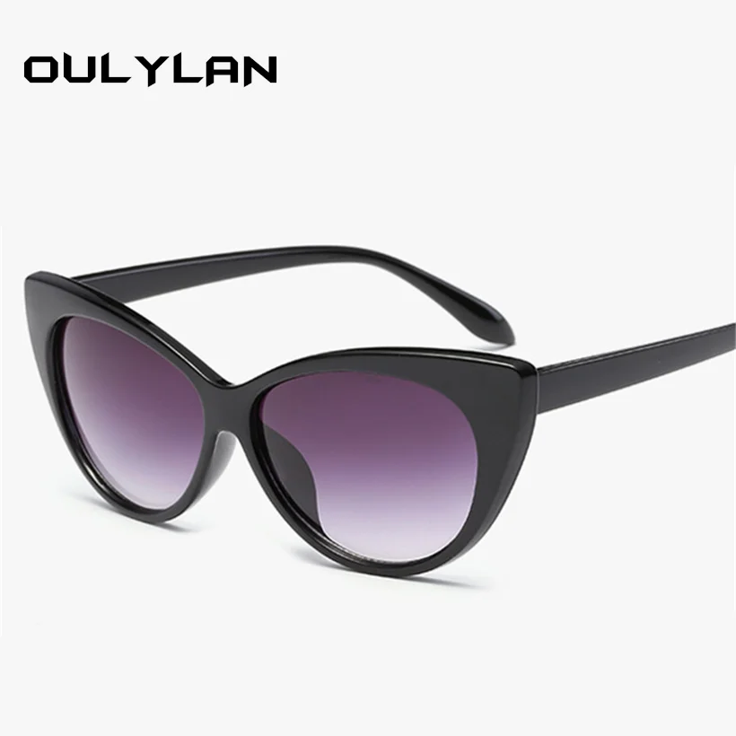 

Oulylan Fashion Charm Cat Eye Sunglasses Women Brand Designer Vintage Sun glasses Frame Curve Design Katie Holmes Eyeglasses