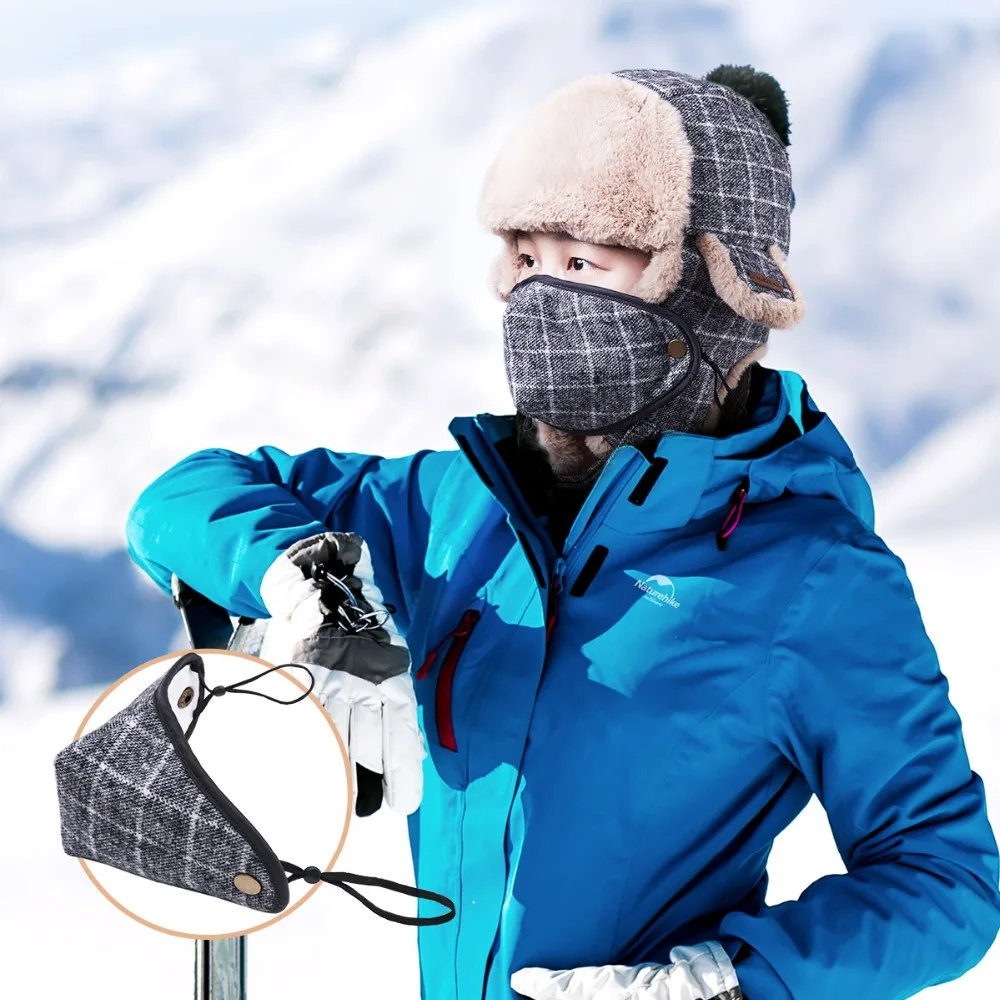 Naturehike шерстяная Зимняя Мужская охотничья Шляпа новая Защитная шапка для ушей