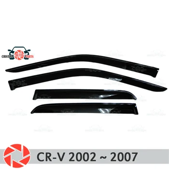 

Window deflector for Honda CR-V 2002~2007 rain deflector dirt protection car styling decoration accessories molding