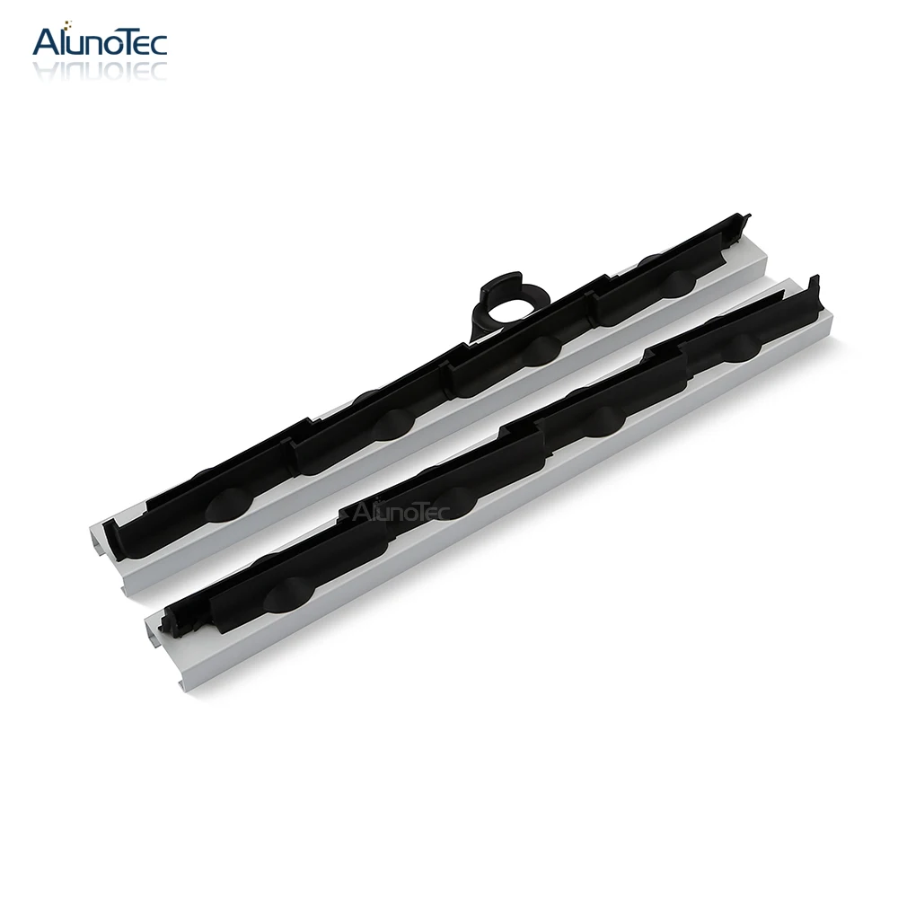 

Aluno SF-200 4 inch 3 blades 293mm Glass Aluminium Louvre Shutter Blind Frame