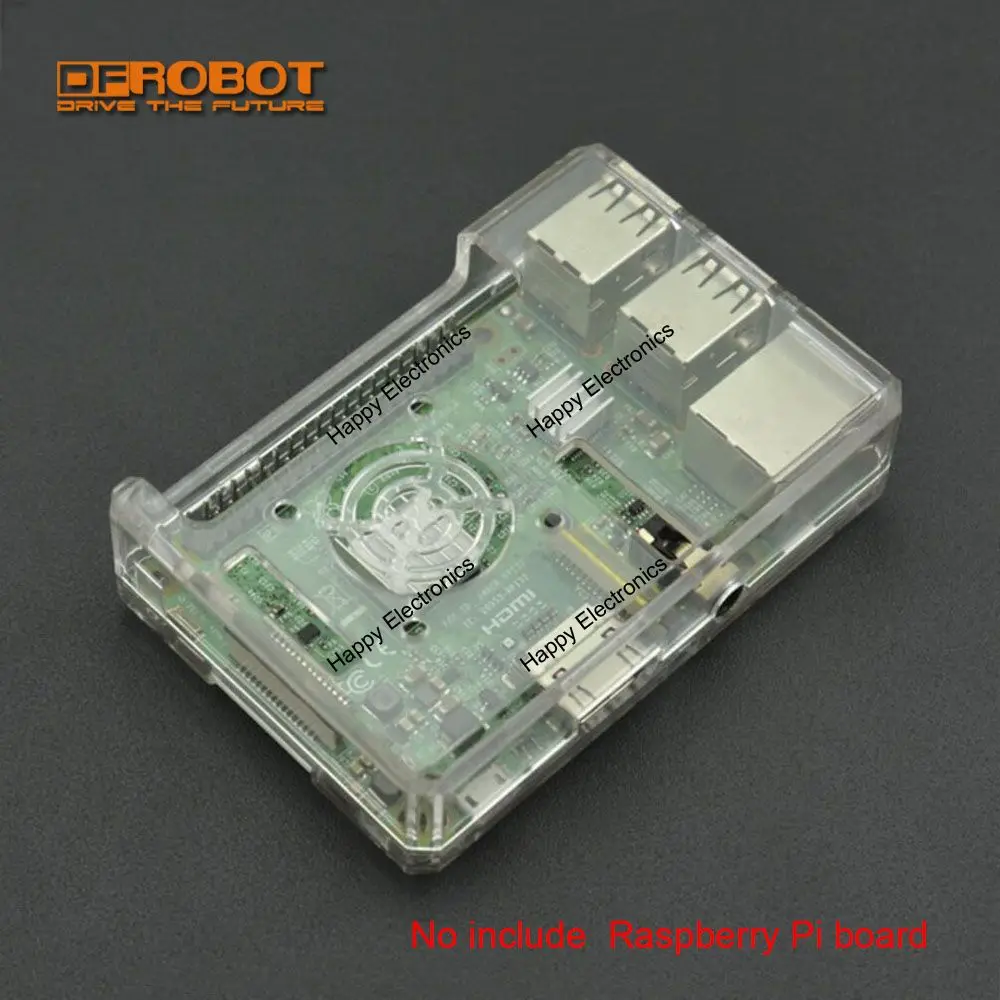

new DFRobot 100% Genuine ABS Transparent Protective RPi Case/Box/shell for/of Raspberry Pi B+/2B/3B/3B+