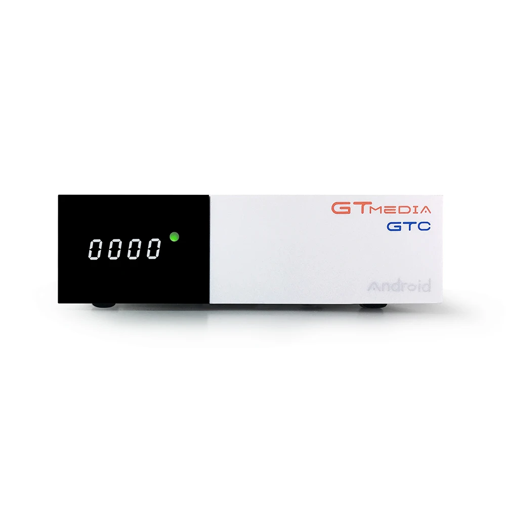 GTmedia GTC декодер DVB-S2 DVB-C DVB-T2 ISDB-T Amlogic S905D android 6,0 ТВ контейнер под элемент питания 2 Гб Оперативная память 16 Гб Встроенная память BT4.0 Freesat GTC верхний приемник - Цвет: Белый