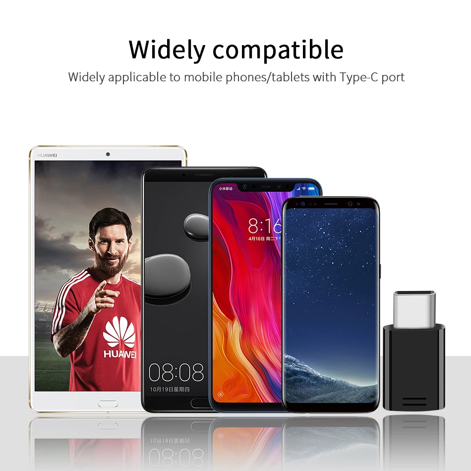 5Samsung Galaxy S9 S8 plus Micro USB to Type C Converter Fast Charger Adapter Charging Snelle Lading Note8 C5 C7 C9 pro