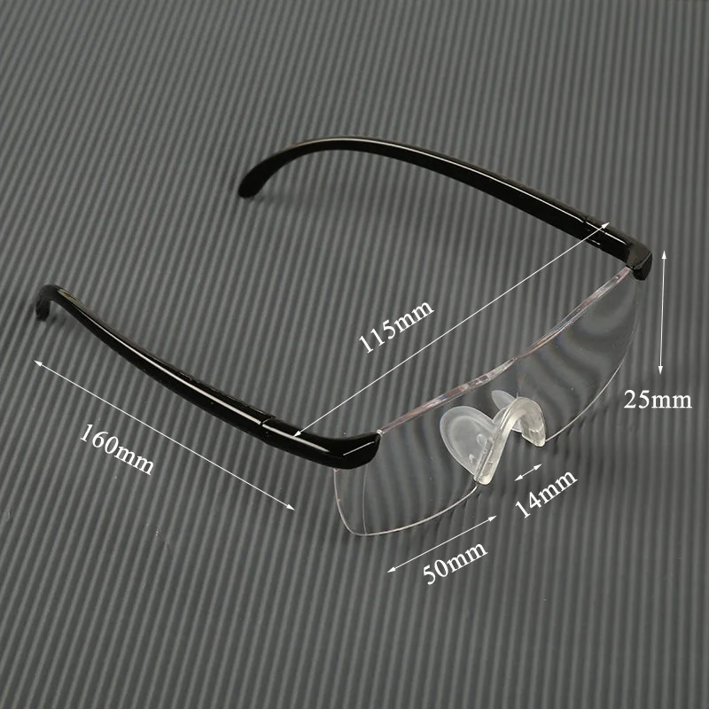 Zilead gafas de visión de 250 grados lupa gafas de lectura regalo portátil para padres aumento presbiópico Zilead gafas de visión de 250 grados lupa gafas de lectura regalo portátil para padres aumento presbiópico