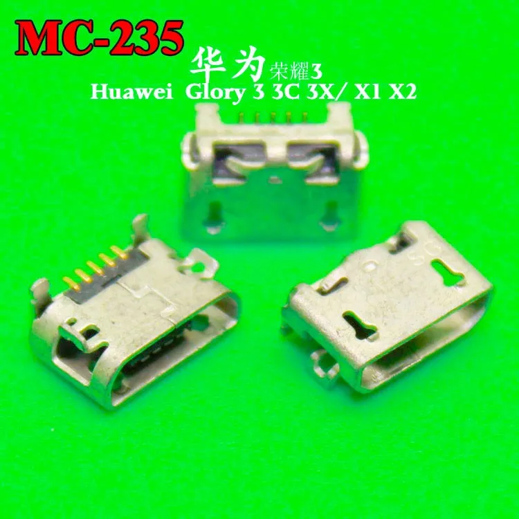2 шт. Micro usb разъем зарядное устройство гнездо порт для huawei G710 G610 G750 G730 G700 P6 3C 3X C8815