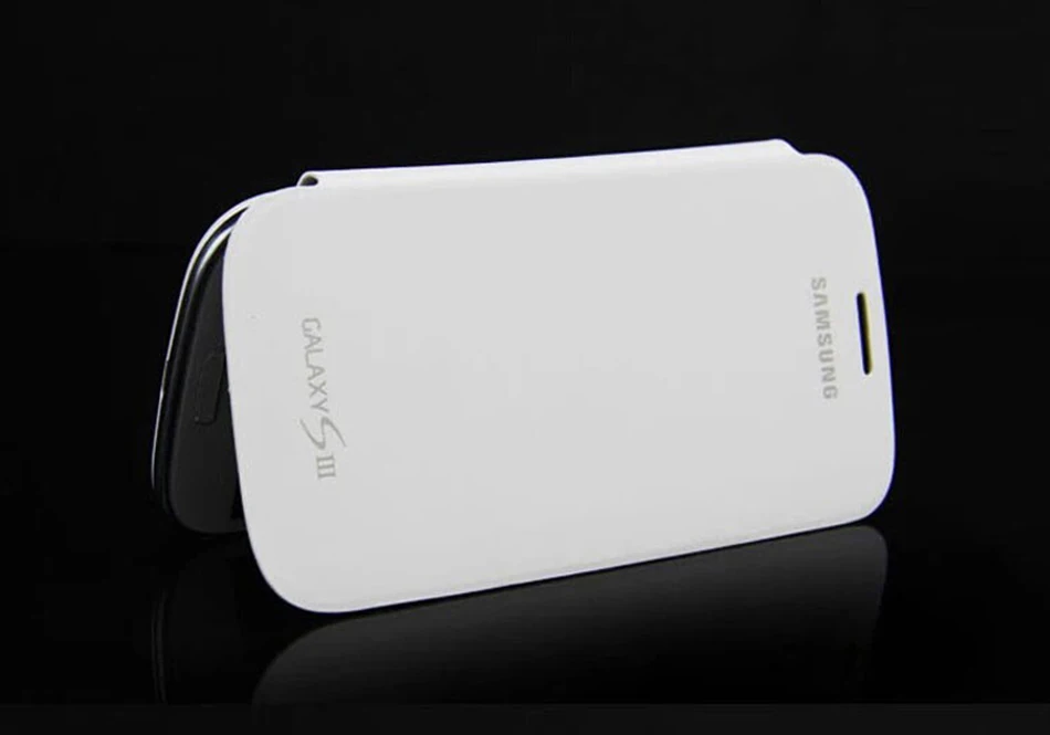 5Samsung Galaxy S3 Case Flip Cover Original SIII S 3 i9300 Anti-Knock Anti Fingerprint Proctect Camera