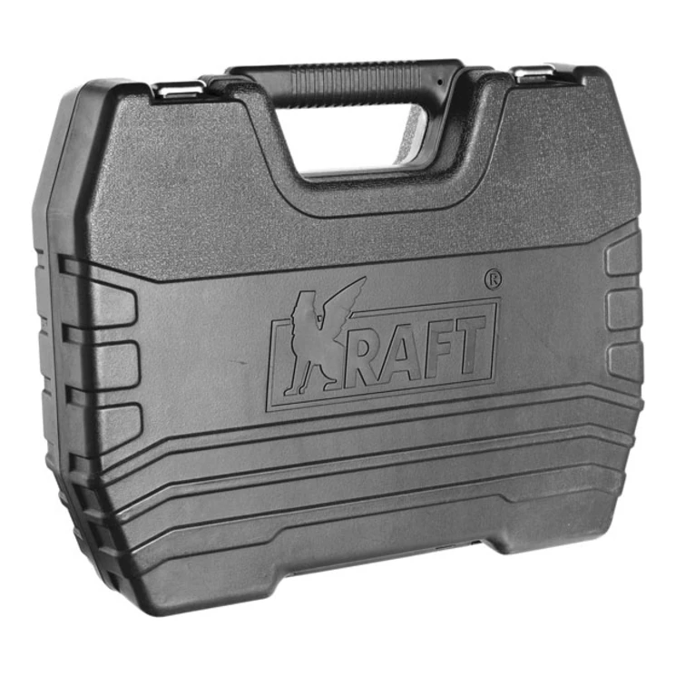 Набор ручного инструмента KRAFT КТ 700677 (73 предмета) (73 предмета, торцевые головки 1/2": 14-32 мм, отвертки, удлинители, торцевые головки 1/4": 4-13 мм, кейс в комплекте)	