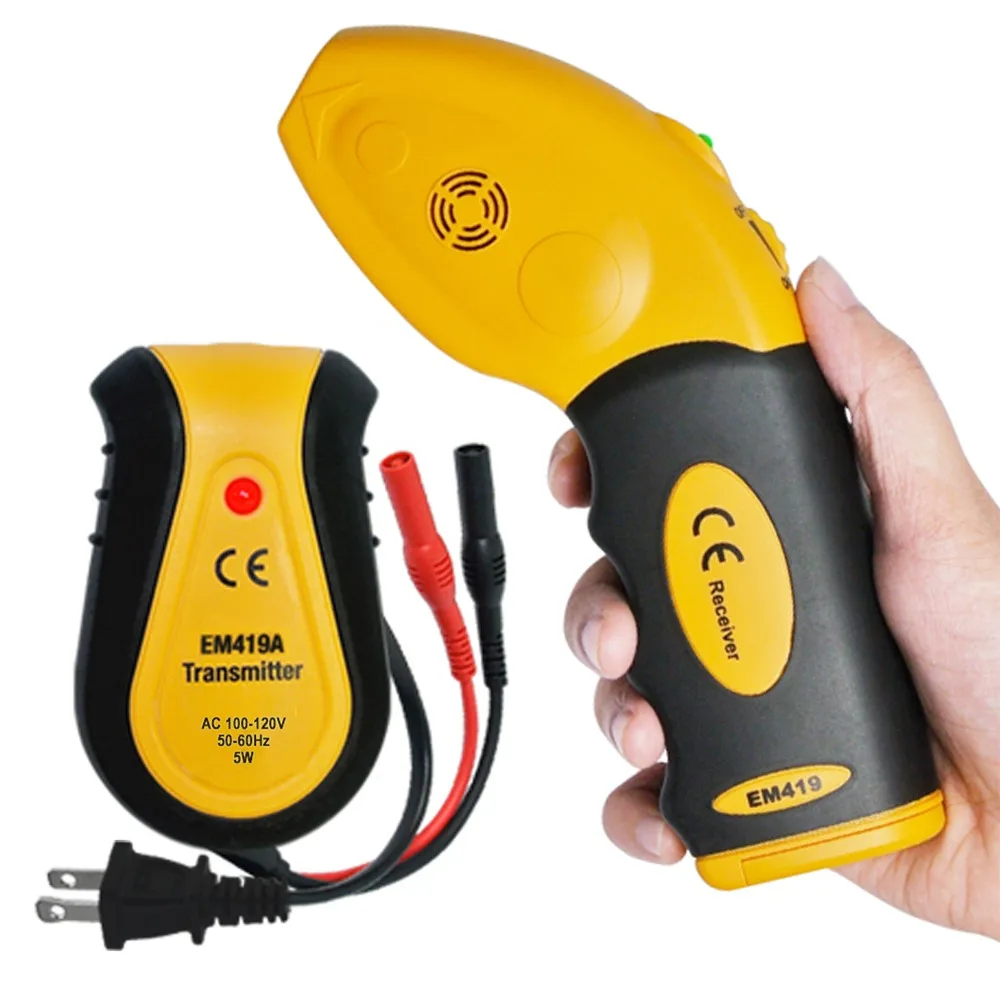 110V 220V Socket Tester Circuit Breaker Receiver Transmitter Electrical Finder Tool Lamp Socket Outlet Adapters Cable Tracker 4