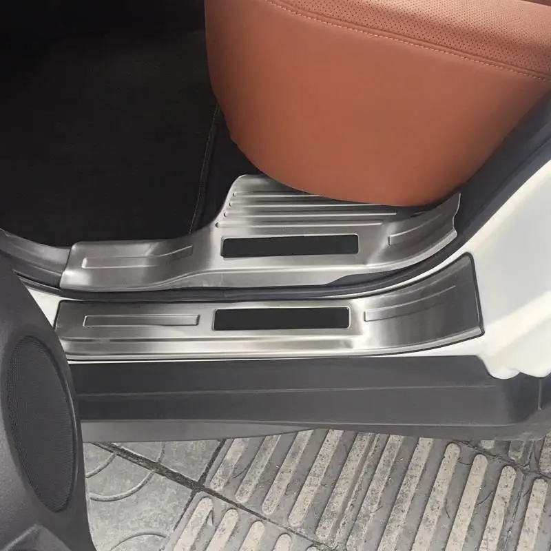 

Foot Pedal exterior Excent decorative chromium mouldings sticker strip decoration car styling accessory 17 FOR Nissan X-TRAIL