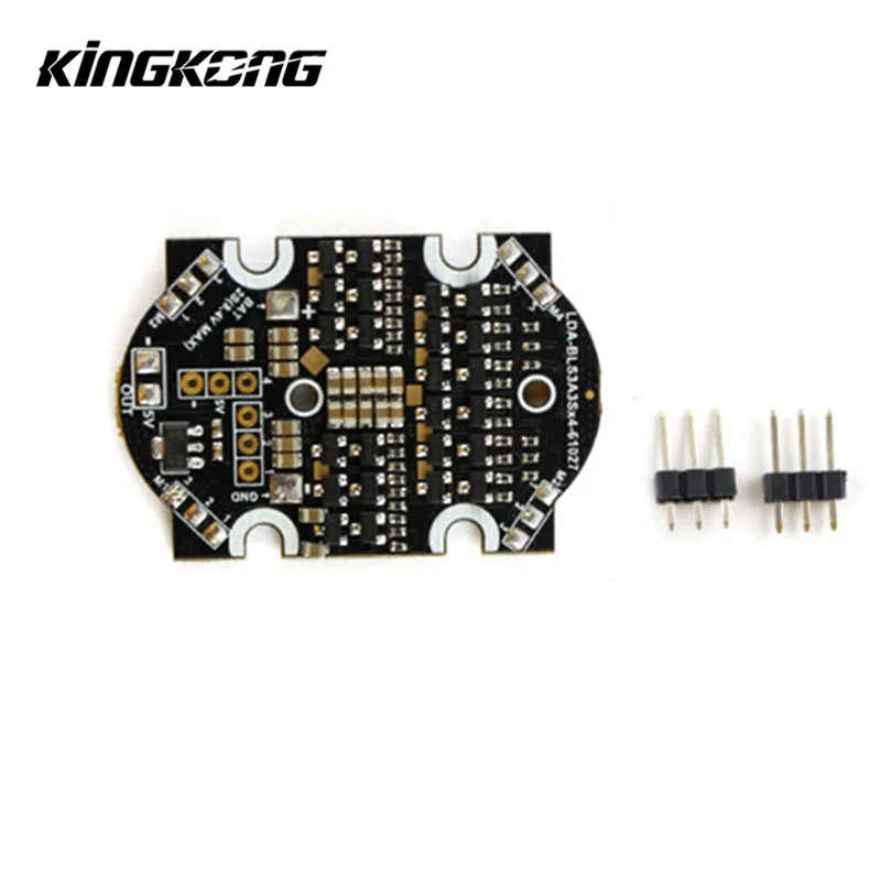 

Kingkong 90GT Spare Part 3A Blheli_S Dshot 600 4 In 1 2-4S Brushless ESC For RC Multirotor Motor RC Toys Parts