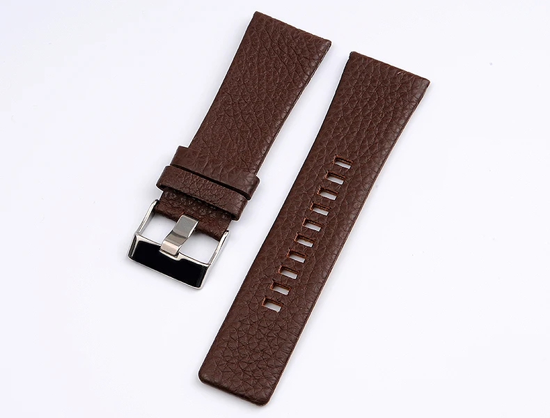 Strong Flexibility Genuine Calf Hide Leather Watchbands Watch Strap DZ7312|DZ4323|DZ7257 Women's And Men's 24 27 28MM