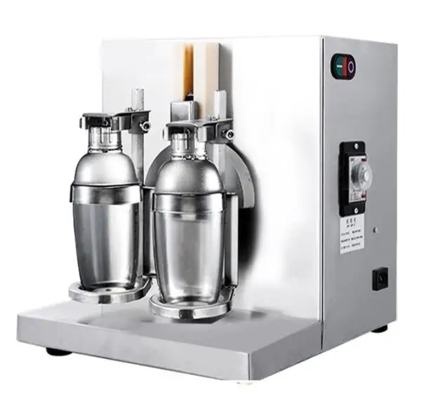 YY120-2 Double Frame Bubble Tea Shaking Machine Stainless Steel Auto Milk Tea Shaker Machine Bubble Tea Shaker