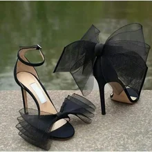 Wome High Heel Sandals Big Bow Sandals Gladiator Peep Toe Buckle Strap High Heels Wome High Heel Sandals Big Bow Sandals Gladiator Peep Toe Buckle Strap High Heels