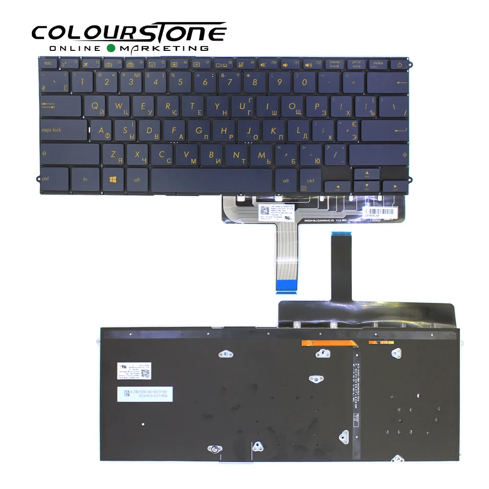 

For ASUS ZENBOOK UX490 UX490UA UX490 RUSSIA NEW MODEL Backlit LAPTOP keyboard