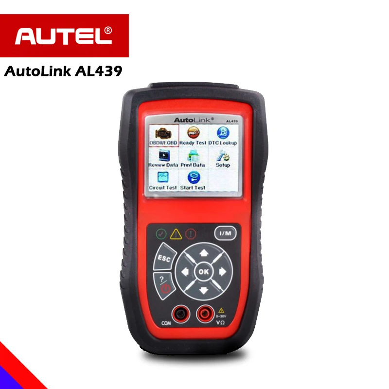 

Autel AutoLink AL439 OBD II EOBD Scanner Code Reader Electrical Tester 12V Automotive scan OBD2 Code Reader Diagnostic Tool obd