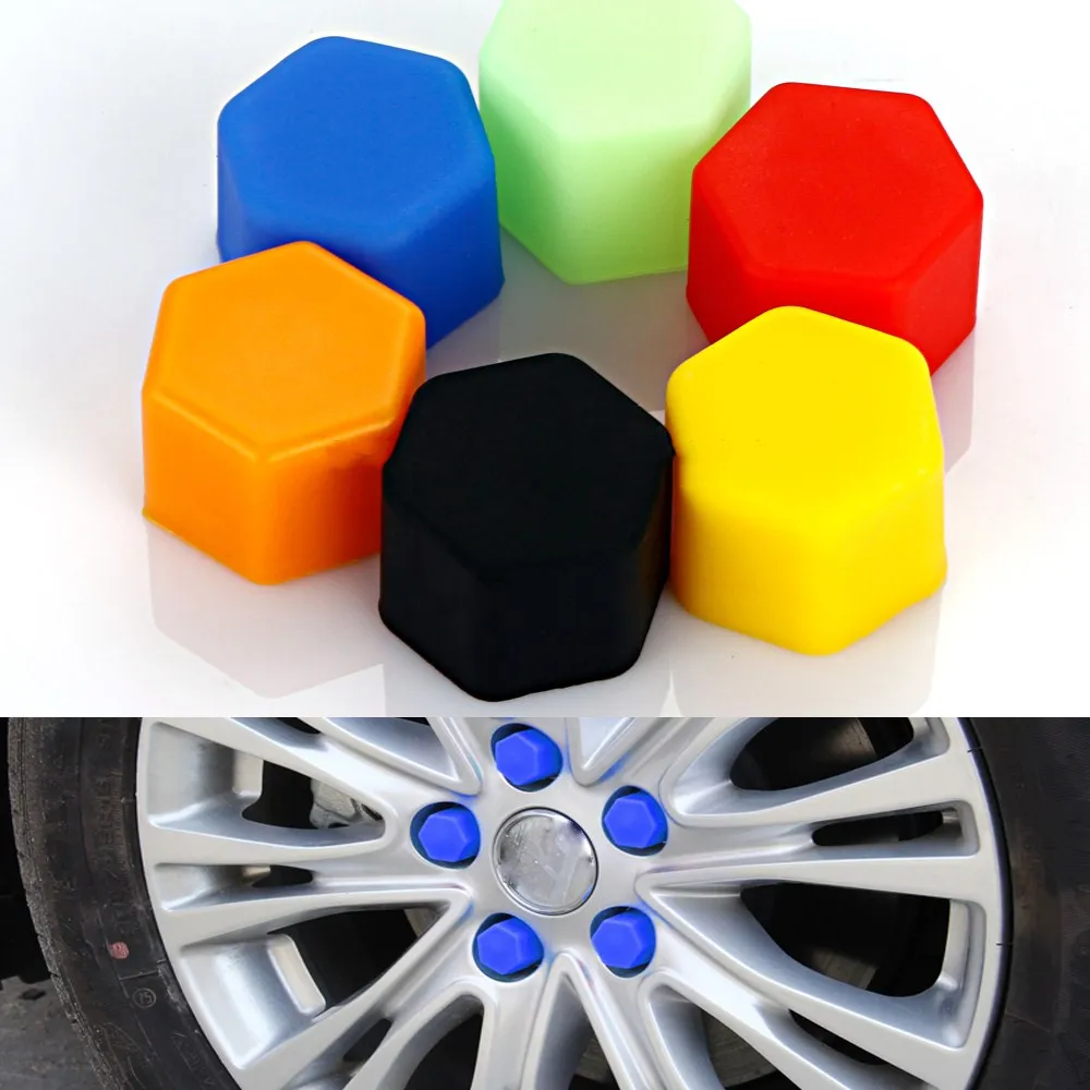 

20Pcs/lot Luminous Car Vehicle Wheel Tyre Hub Screw Bolt Nut Cap Covers Screw Protector Protect screw from dirty water rust