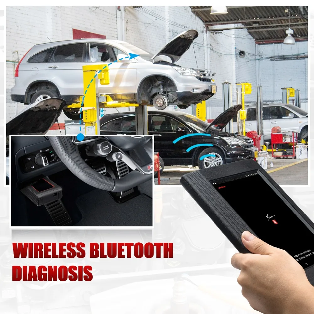 Запуск X431 V 8 дюймов авто OBD2 диагностический инструмент с Bluetooth/Wifi Full Системы Поддержка мульти-Язык онлайн бесплатного обновления как X-431 PRO