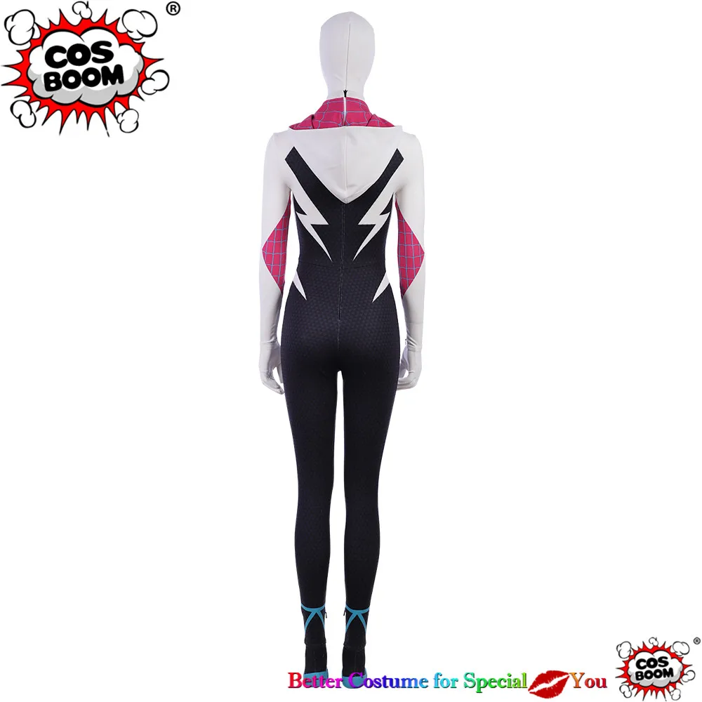 spider-man into the spider-verse spider-woman gwen stacy jumpsuit cosplay costume13