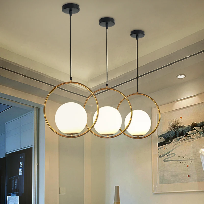 Golden Round Globe Pendant Lights Bar Restaurant Kitchen Fixtures Glass Ball Pendant Lamps Hang Lamp lamparas luminaire avize Golden Round Globe Pendant Lights Bar Restaurant Kitchen Fixtures Glass Ball Pendant Lamps Hang Lamp lamparas luminaire avize