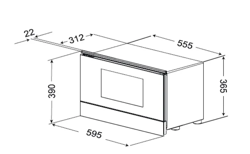 RMW 393 B microwave oven