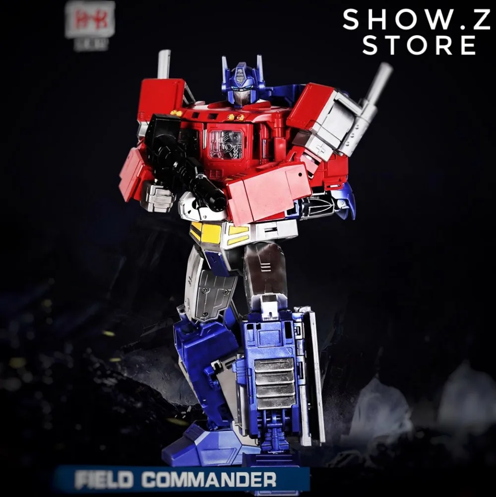 

[Show.Z Store] Black Mamba 6002-8 Field Commander PP-09 PP09 OP Oversized Transformation Action Figure