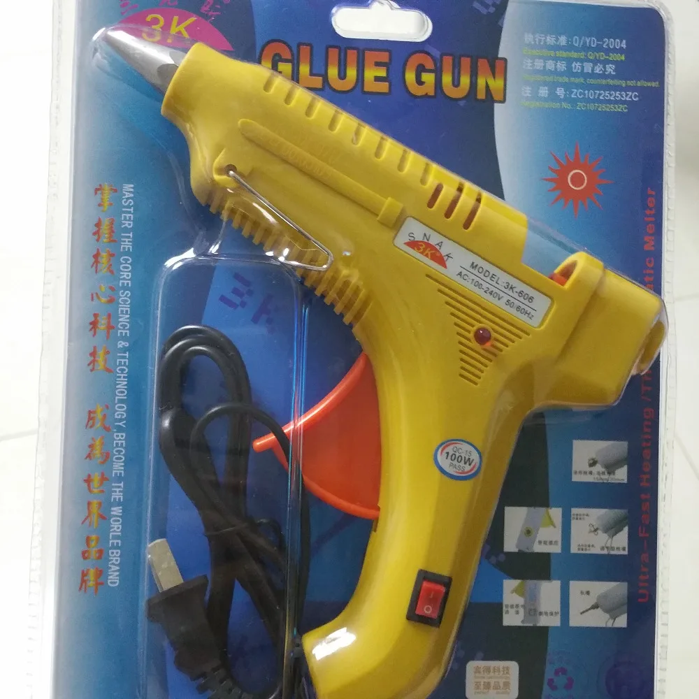 100W Hot Melt Glue Gun for Sealing Wax Stick stamp Hot Melt Glue Sticks