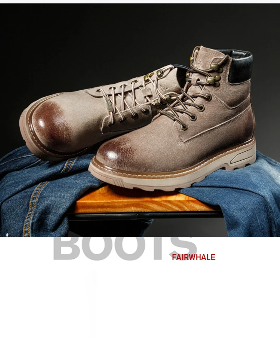 CAMEL/Мужская обувь; сезон осень-зима; качественные рабочие ботинки; мужские военные ботинки из натуральной кожи; Мужская Рабочая обувь на резиновой подошве