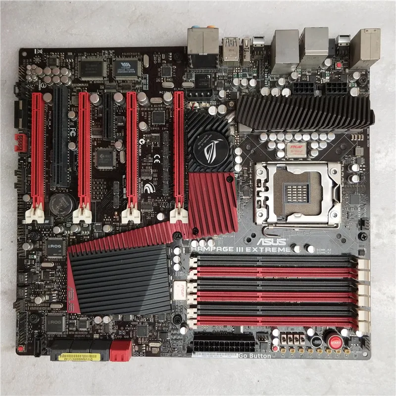 LGA1366 для ASUS Rampage III Extreme Original Used настольная X58 Материнская плата DDR3 | Компьютеры и