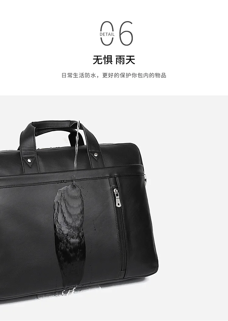 Для мужчин Портфели 1" ноутбук сумка из телячьей кожи Бизнес человек черный Повседневное бренд Винтаж путешествия многофункциональная сумка-тоут Сумки из натуральной кожи сумки