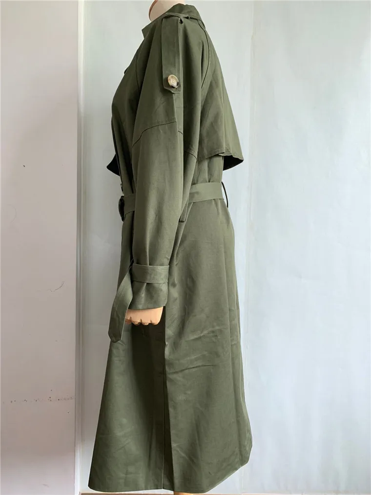 Модный женский двубортный классический Тренч, брендовая осенне-зимняя ветровка, верхняя одежда
