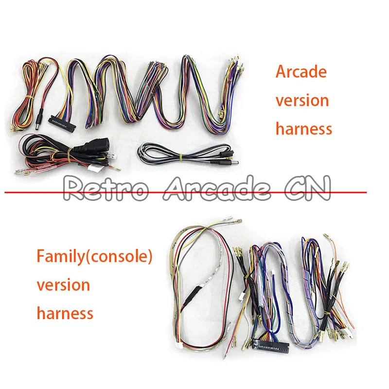 

Wires cable harness for family version PCB 960 / 1388 / 2177 / pandora 6 1300 in 1, for console or arcade game cabinet machine