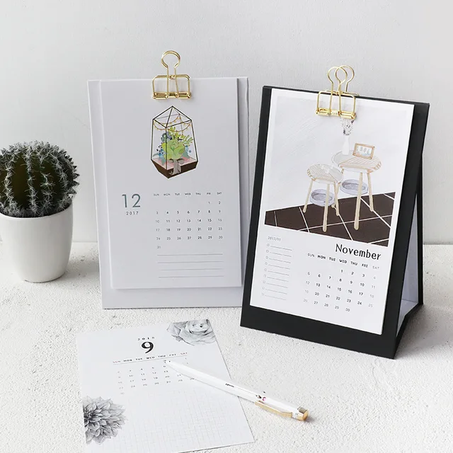 table calendars 2018