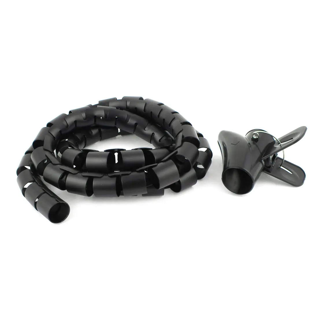 

Uxcell Od 40Mm Spiral Tube Cable Wire Wrap Organizer Computer Cord Management W Clip Black . | 1.5m | 1m | 2m | 3m
