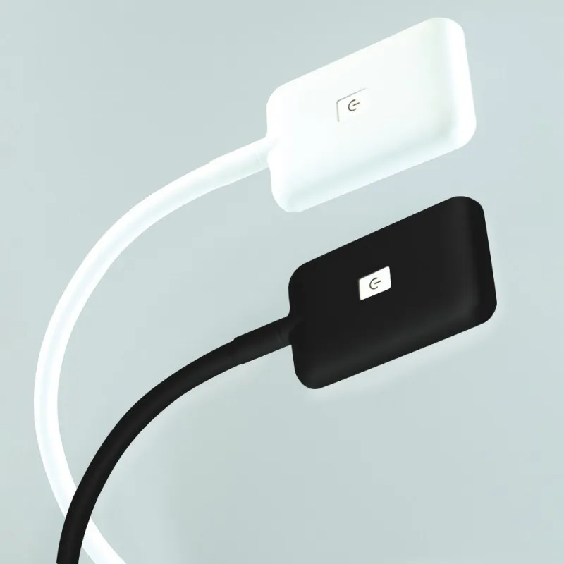 EMUCA 5014715 1 партия бра квадратная Кума с гибким рычагом и 2 портами USB белый цвет