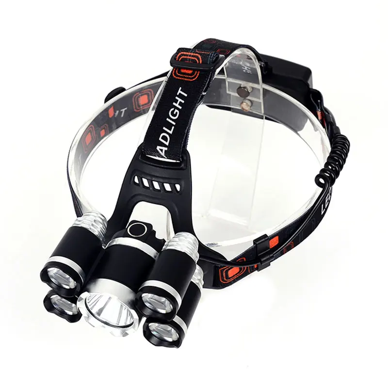 

Powerful 4.2w rechargeable LED lithium battery waterproof head lantern for outdoor hunting fishing from miners headlamp