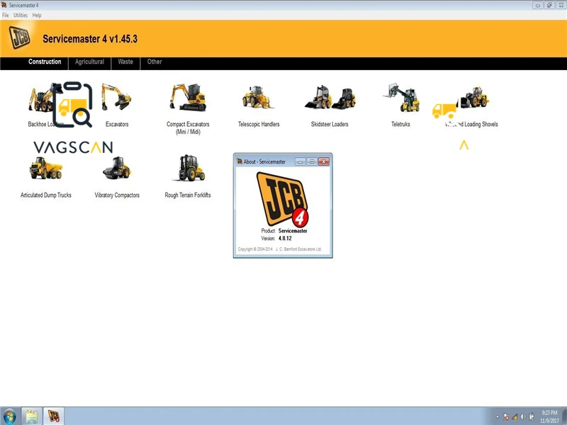 Servicemaster 4 V1.73.3 диагностическое программное обеспечение для экскаватора JCB ServiceMaster - Цвет: V1.45.3 Version