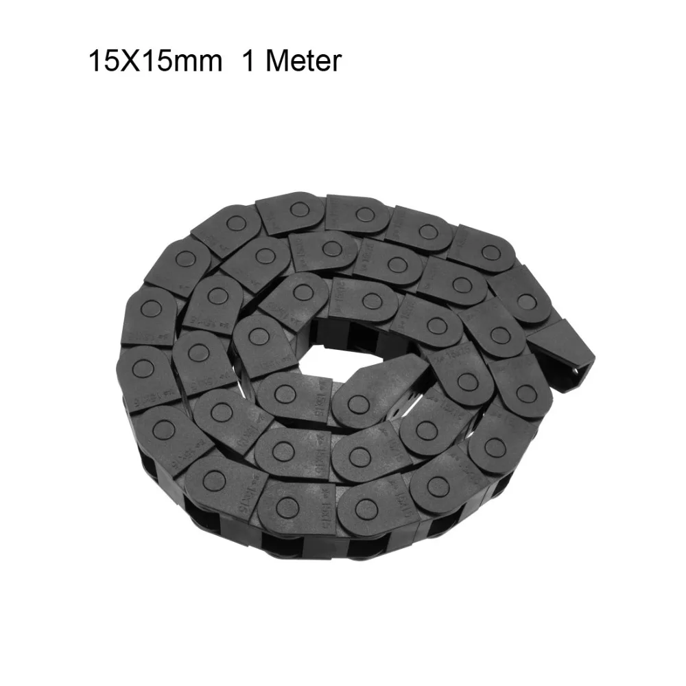 

UXCELL Transmission Chains Drag Chain Cable Carrier Closed Type w End Connectors 15x20mm 15x15mm 10x15mm 10x10mm 10x30mm 1m Hot