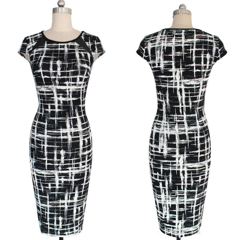 Sought-After New Women Bandage Bodycon Short Sleeve Party Midi Dress